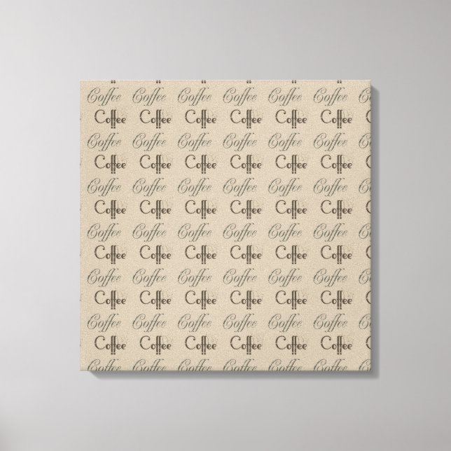 Kaffee Leinwanddruck (Vorderseite)