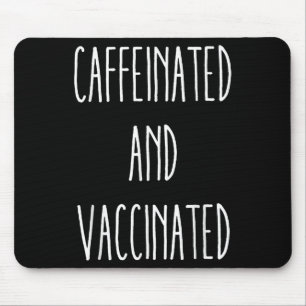 Kaffee-Liebe aus koffeiniertem und geimpftem T-Shi Mousepad