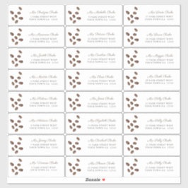 Kaffee Liebe Brauen Dusche Gastadressen Labels