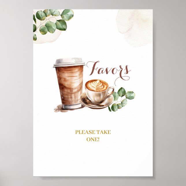 Kaffee Liebe ist Brewing Favorit Party Signatur Poster (Vorne)