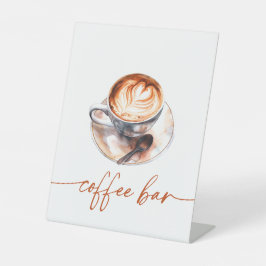 Kaffee Liebe ist Kaffee-Bar Brechen Sockelschild