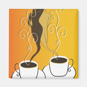 Kaffee-Liebe Magnet