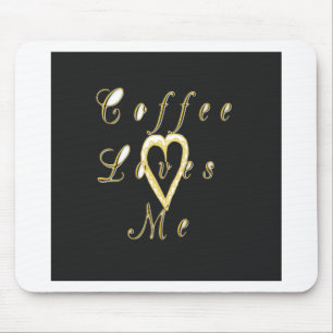 Kaffee Liebe mich. Mousepad