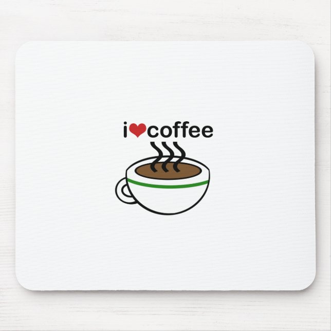 Kaffee-Liebe Mousepad (Vorne)