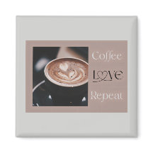 Kaffee LIEBE Wiederholen – Modernes Geschenk für K