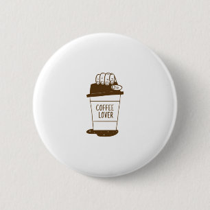 Kaffee Liebhaber Button