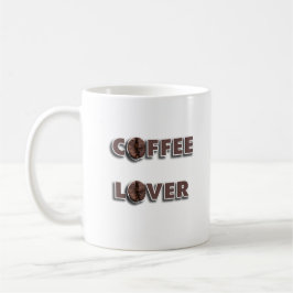 Kaffee-Liebhaber-Design mit echter Bohne Kaffeetasse