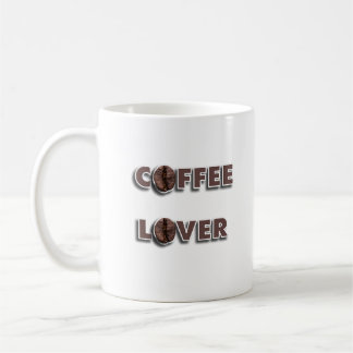 Kaffee-Liebhaber-Design mit echter Bohne Kaffeetasse