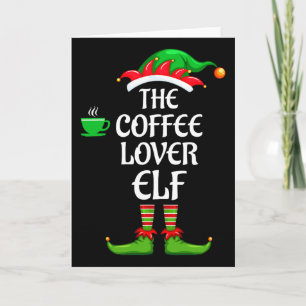 Kaffee-Liebhaber-Elf passend zur Familien-Gruppe W Karte