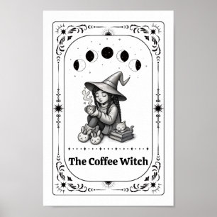 Kaffee Liebhaber Geschenk Whimsical Sternzeichen H Poster