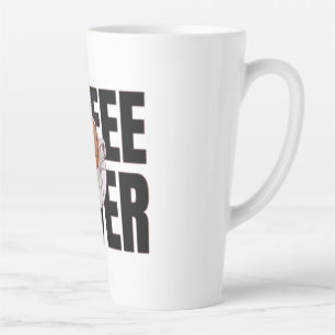 Kaffee Liebhaber – Kaffee Süchtiger Morgen Koffein Milchtasse