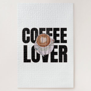Kaffee Liebhaber – Kaffee Süchtiger Morgen Koffein Puzzle