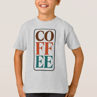 Kaffee-Liebhaber-Kinder-T-Shirt Kaffee-Geschenk T-Shirt