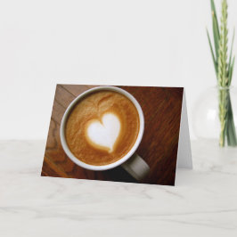 Kaffee-Liebhaber-kundengerechte Feiertagskarte