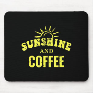 Kaffee Liebhaber _ Sonnenschein und Kaffee Retro-S Mousepad