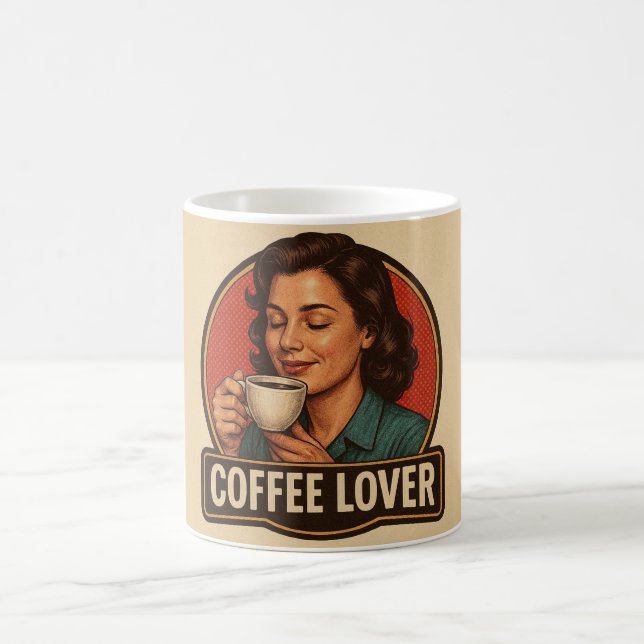 Kaffee-Liebhaber-Tasse. Kaffeetasse (Mittel)