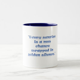 Kaffee-Liebhaber-Tasse Zweifarbige Tasse