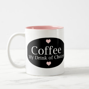 Kaffee Liebhaber Zweifarbige Tasse