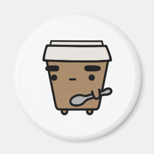 Kaffee & Löffel Magnet