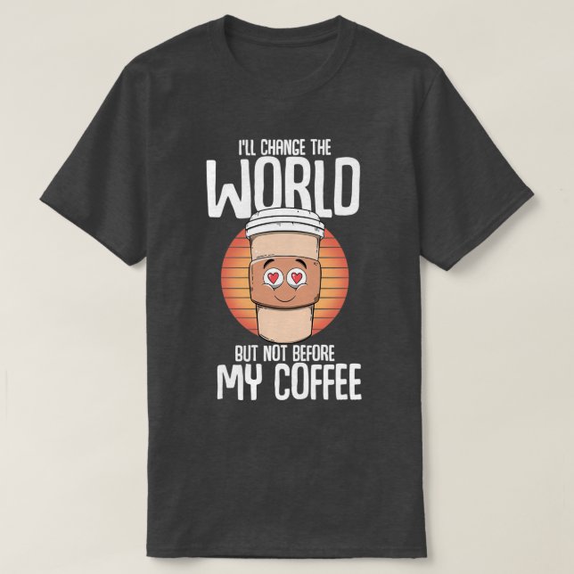 Kaffee Lover 5 T-Shirt (Design vorne)