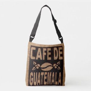 KAFFEE LOVER BURLAP KAFFEE BAG PURSIONEN TRAGETASCHEN MIT LANGEN TRÄGERN