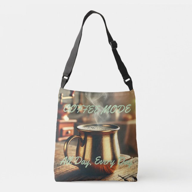 Kaffee Lover Crossbody Tasche All-over Print Style (Rückseite)