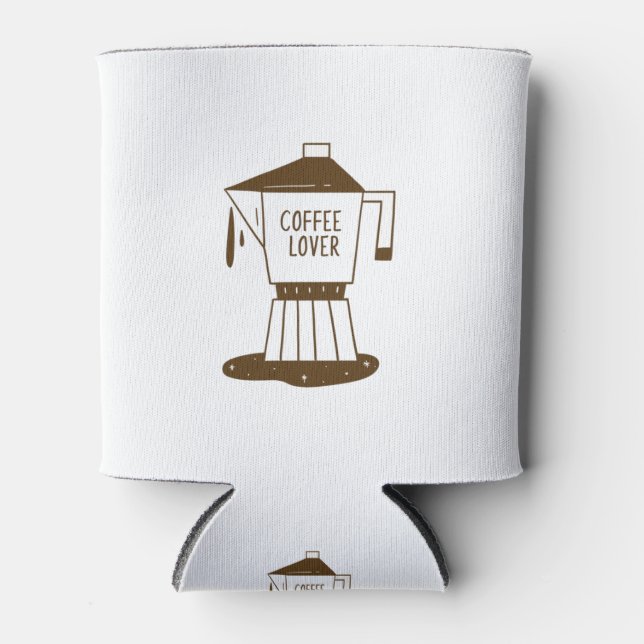 Kaffee Lover Dosenkühler (Vorderseite)