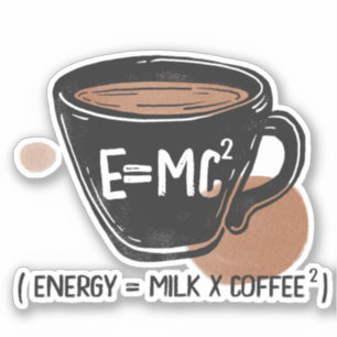 Kaffee Lover Energy Funny Aufkleber