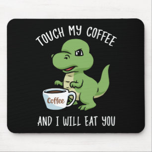 Kaffee Lover Geschenk Männer Dinosaurier Kaffee Ge Mousepad