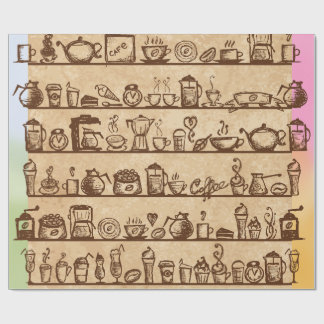 Kaffee Lover Geschenkpapier