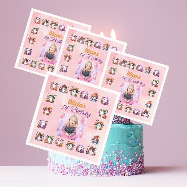 Kaffee Lover Ghost Table Napkin für Kinder zum Geb Serviette (Von Creator hochgeladen)