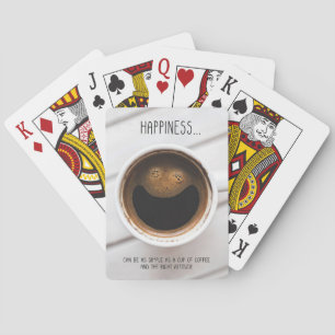 Kaffee Lover Kaffee ist Glück Spielkarten