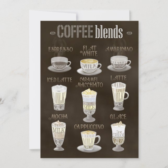 Kaffee-Lover-Kaffee mischt alles Save The Date (Vorderseite)