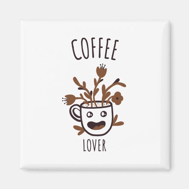 Kaffee Lover Magnet (Vorne)
