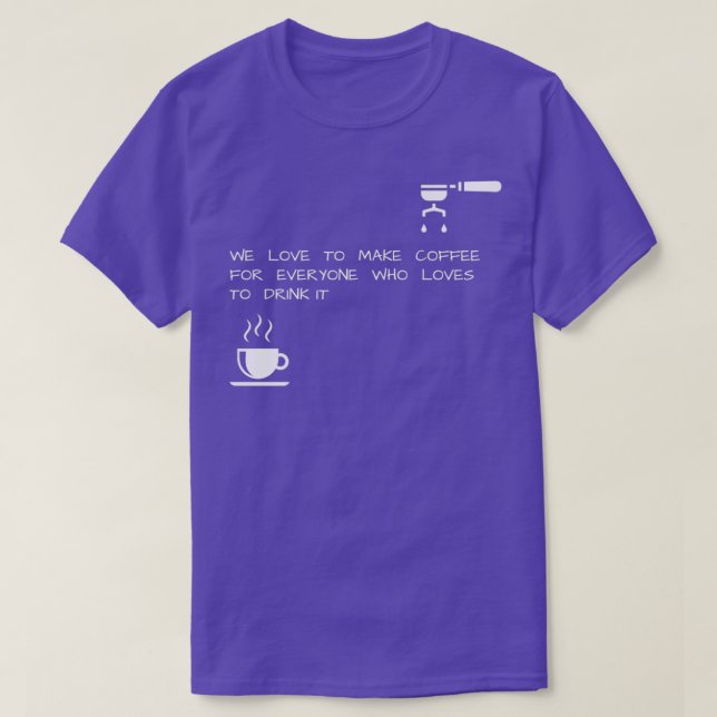 Kaffee Lover Pro Barista Positives Geschenk T-Shirt (Design vorne)