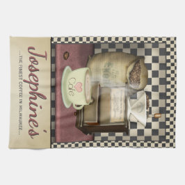 Kaffee Lover Retro Café Diner Handtuch