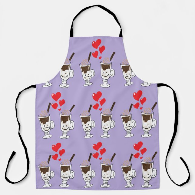 Kaffee Lover Schürze (Vorderseite)