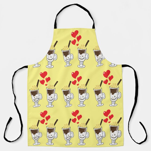 Kaffee Lover Schürze (Vorderseite)