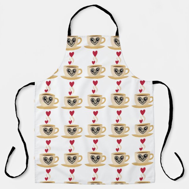 Kaffee Lover Schürze (Vorderseite)