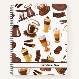Kaffee Lover Spiral Notebook Notizbuch