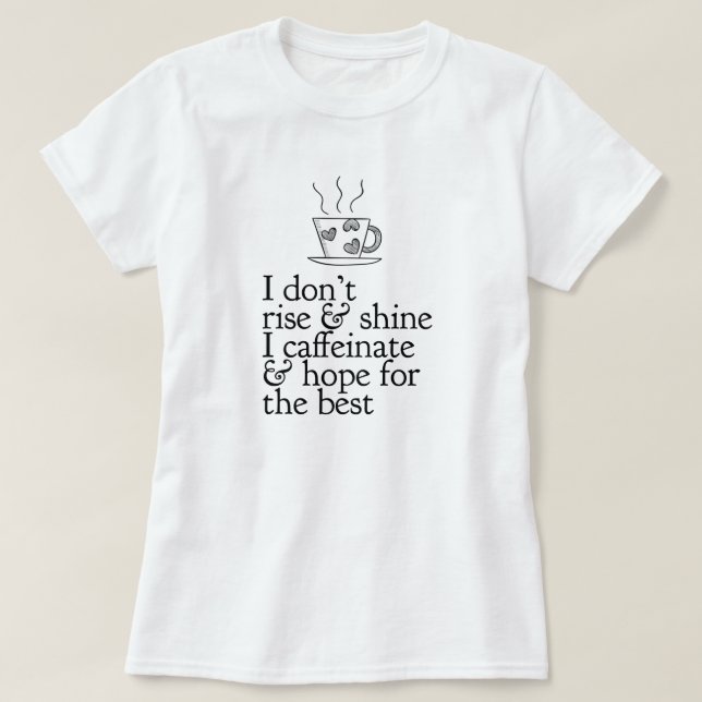 Kaffee Lover T - Shirt (Design vorne)