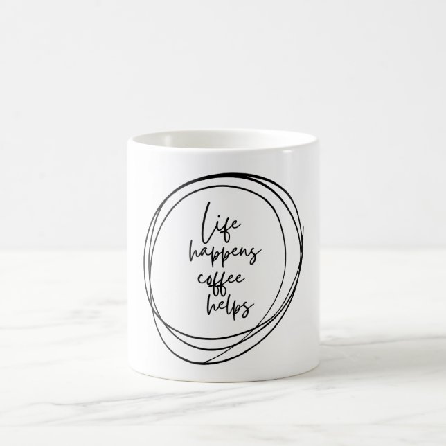 Kaffee Lover Tasse - Aber zuerst Kaffee (Mittel)
