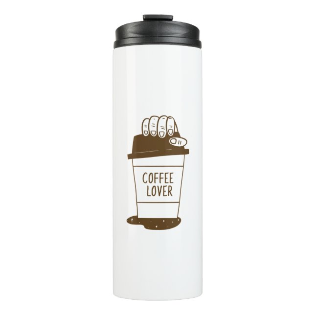 Kaffee Lover Thermosbecher (Vorderseite)