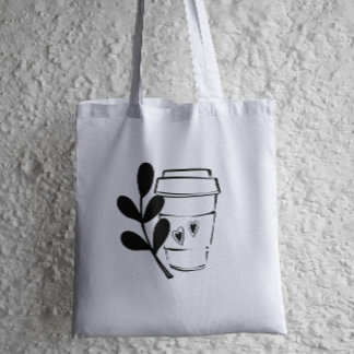 Kaffee Lover Tinte Sketch Tragetasche