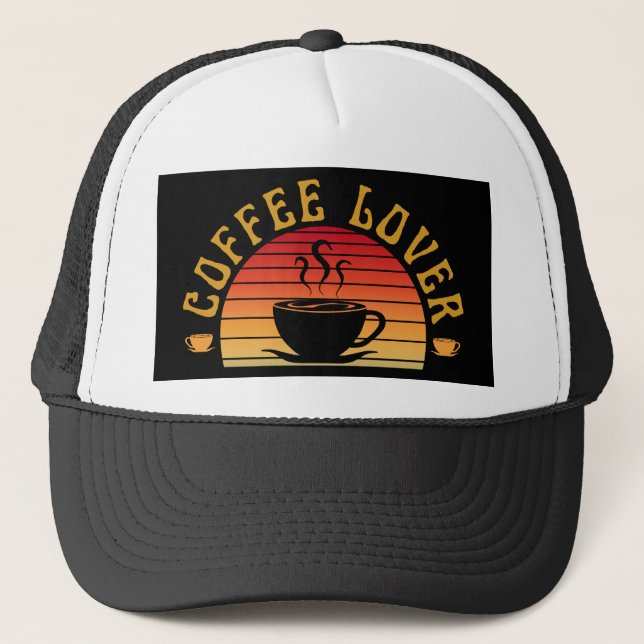 KAFFEE LOVER TRUCKERKAPPE (Vorderseite)