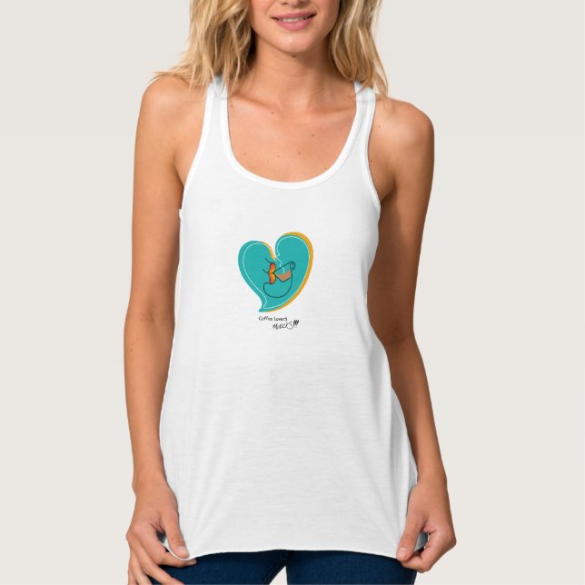 Kaffee LoverS MuackS-Latte Tank Top (Vorderseite)
