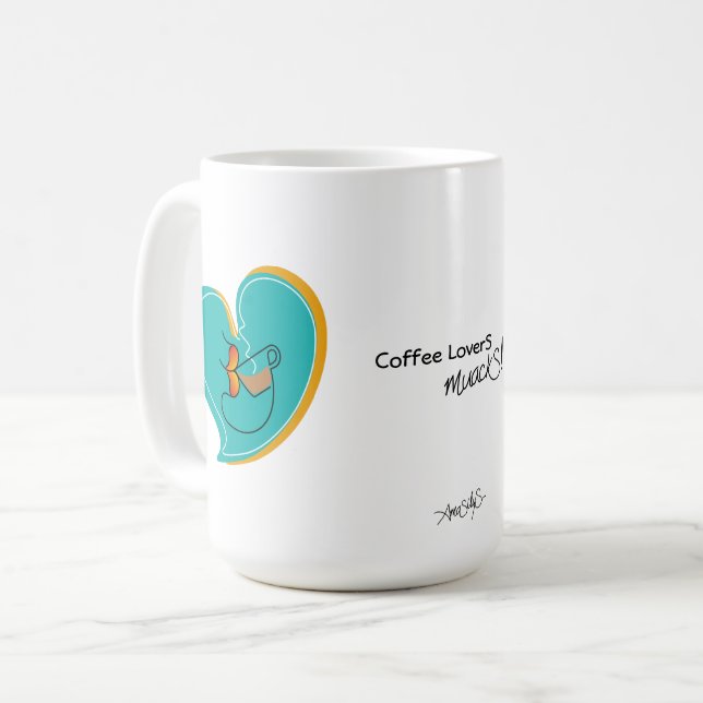 Kaffee LoverS MuackS-Mix Kaffeetasse (Vorderseite Links)