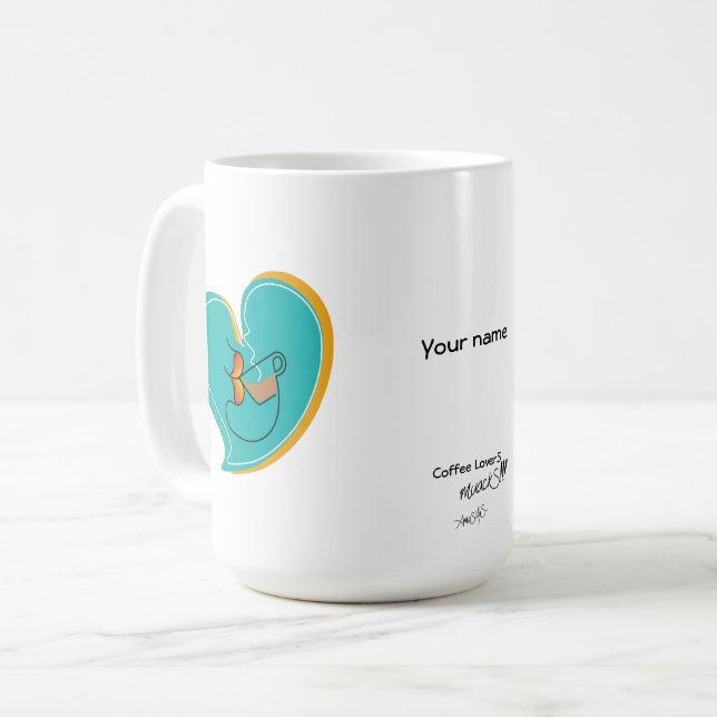 Kaffee LoverS MuackS-Mix Kaffeetasse (Vorderseite Links)