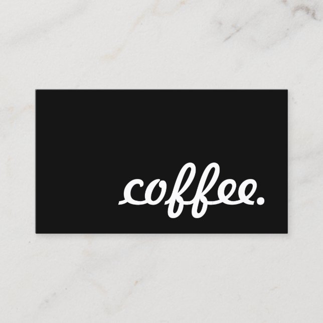 Kaffee. LoyalitätsLochkarte Treuekarte (Vorderseite)