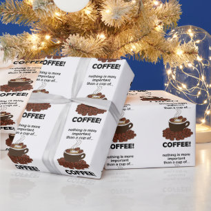 Kaffee Lustiger Kaffeeliebhaber Kaffee Geschenkpapier